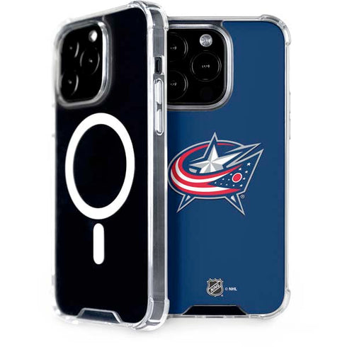 NHL Columbus Blue Jackets Logo iPhone 15 Pro MagSafe Case