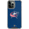 NHL Columbus Blue Jackets Logo iPhone 14 Pro Max Clear Case