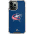 NHL Columbus Blue Jackets Logo iPhone 14 Pro Max Clear Case