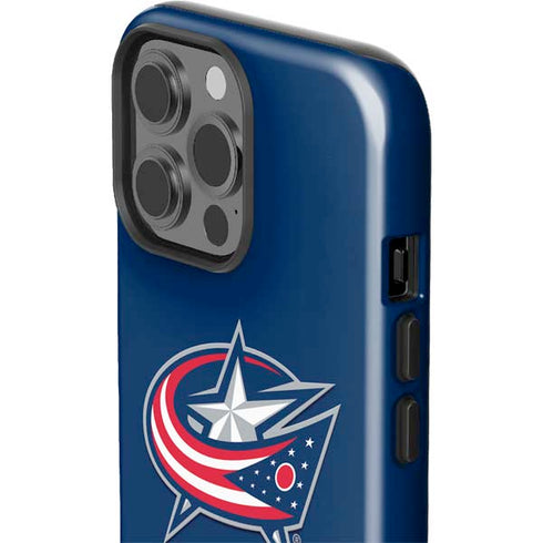 NHL Columbus Blue Jackets Logo iPhone 15 Pro Max Impact Case