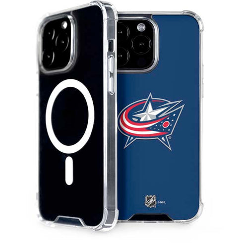NHL Columbus Blue Jackets Logo iPhone 14 Pro Max MagSafe Case