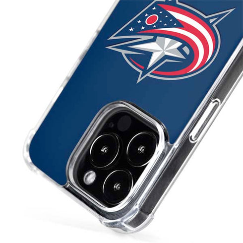 NHL Columbus Blue Jackets Logo iPhone 15 Pro Max MagSafe Case