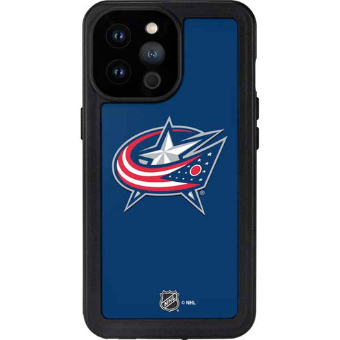 NHL Columbus Blue Jackets Logo iPhone 14 Pro Max Waterproof Case