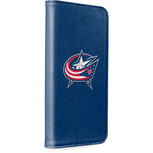 NHL Columbus Blue Jackets Logo iPhone 15 Plus Folio Case