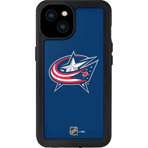 NHL Columbus Blue Jackets Logo iPhone 15 Plus Waterproof Case