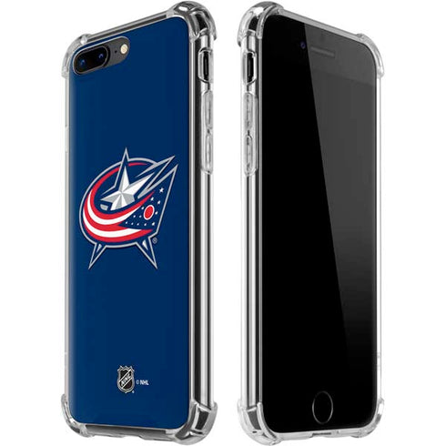 NHL Columbus Blue Jackets Logo iPhone 7/8 Plus Clear Case