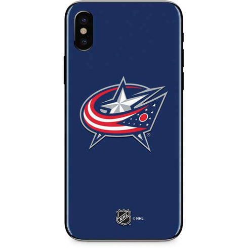 NHL Columbus Blue Jackets Logo iPhone XS Max Skin