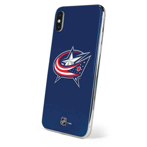 NHL Columbus Blue Jackets Logo iPhone XS Skin
