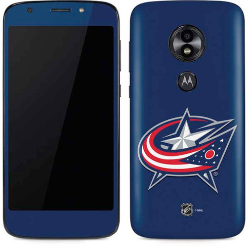 NHL Columbus Blue Jackets Logo Moto E5 Play Skin
