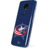 NHL Columbus Blue Jackets Logo Moto E5 Plus Skin