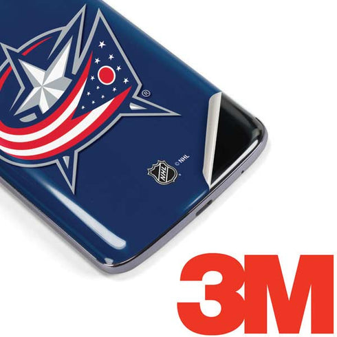 NHL Columbus Blue Jackets Logo Moto E5 Plus Skin