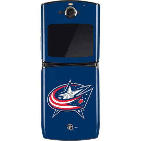 NHL Columbus Blue Jackets Logo Motorola RAZR Skin