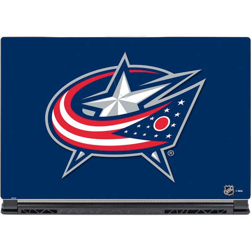NHL Columbus Blue Jackets Logo MSI GS65 Stealth Laptop Skin