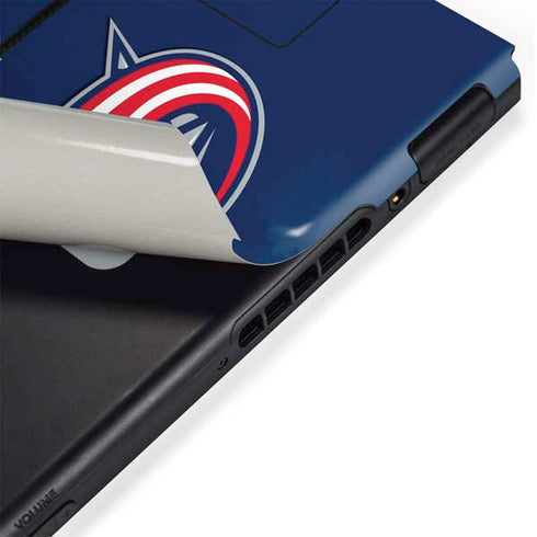 NHL Columbus Blue Jackets Logo Nintendo Switch Bundle Skin