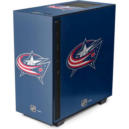 NHL Columbus Blue Jackets Logo NZXT H510 Compact ATX Mid-Tower Case Skin