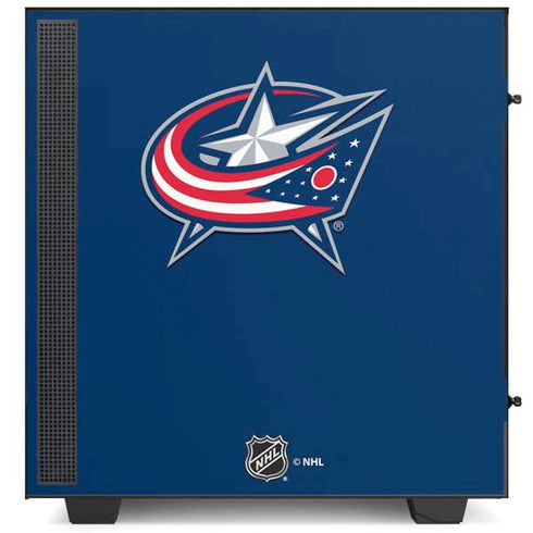 NHL Columbus Blue Jackets Logo NZXT H510 Compact ATX Mid-Tower Case Skin