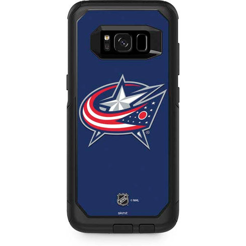 NHL Columbus Blue Jackets Logo Otterbox Commuter Galaxy Skin