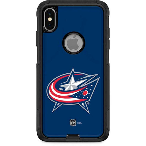 NHL Columbus Blue Jackets Logo Otterbox Commuter iPhone Skin