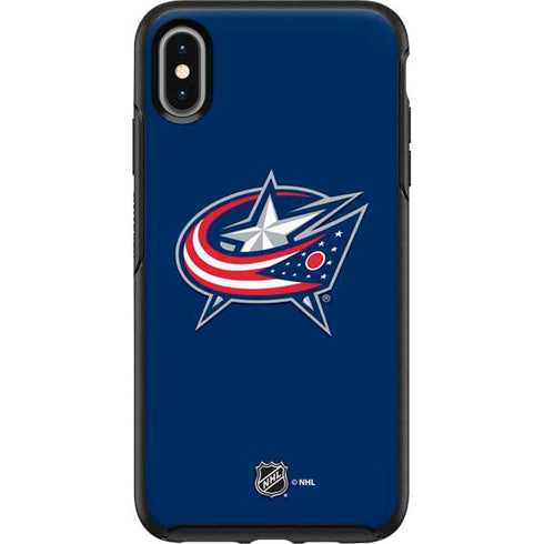 NHL Columbus Blue Jackets Logo Otterbox Symmetry iPhone Skin