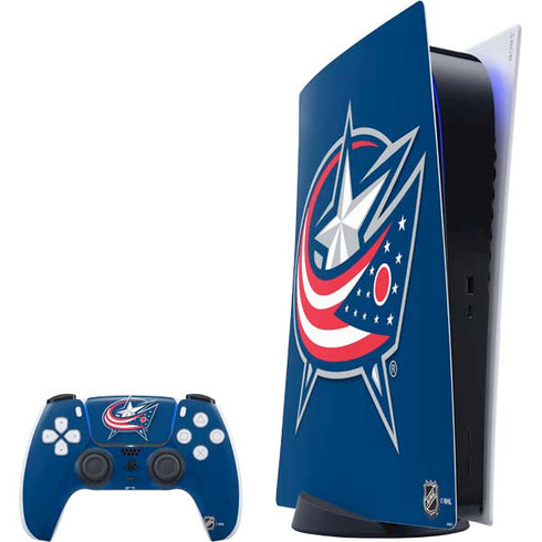NHL Columbus Blue Jackets Logo PS5 Digital Edition Bundle Skin