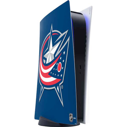 NHL Columbus Blue Jackets Logo PS5 Digital Edition Console Skin