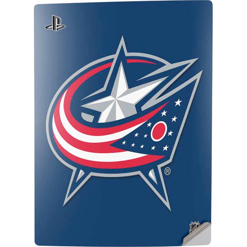 NHL Columbus Blue Jackets Logo PS5 Digital Edition Console Skin
