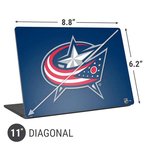 NHL Columbus Blue Jackets Logo Universal Laptop 11in (8.8 x 6.2in) Skin