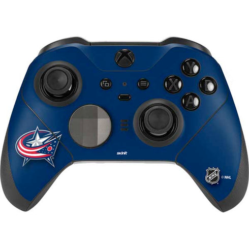 NHL Columbus Blue Jackets Logo Xbox Elite Wireless Controller Series 2 Skin