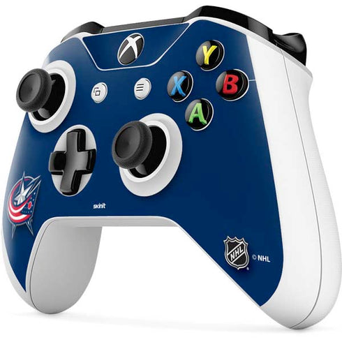NHL Columbus Blue Jackets Logo Xbox One S All-Digital Edition Bundle Skin