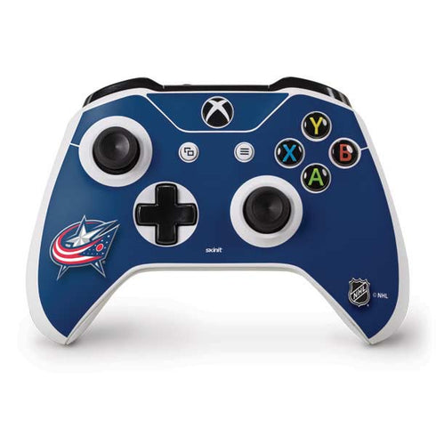 NHL Columbus Blue Jackets Logo Xbox One S Controller Skin