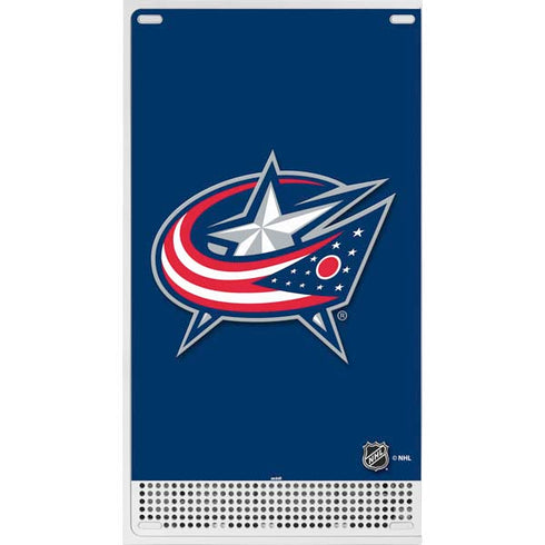 NHL Columbus Blue Jackets Logo Xbox Series S Console Skin