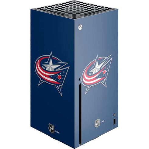 NHL Columbus Blue Jackets Logo Xbox Series X Console Skin