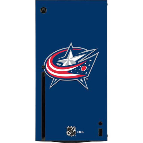 NHL Columbus Blue Jackets Logo Xbox Series X Console Skin