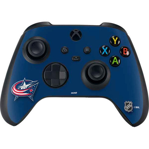NHL Columbus Blue Jackets Logo Xbox Series X Controller Skin
