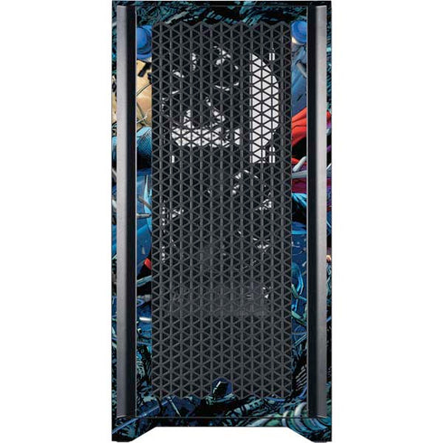 DC Comics Superman Unchained #1 Original Cover Corsair 4000D Tempered Glass Mid-Tower ATX Case Skin