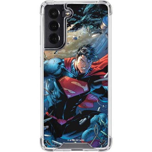 DC Comics Superman Unchained #1 Original Cover Galaxy S21 5G Clear Case