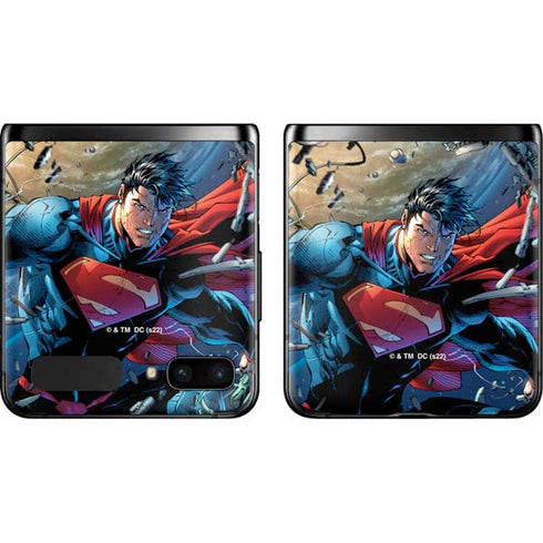 DC Comics Superman Unchained #1 Original Cover Galaxy Z Flip Skin