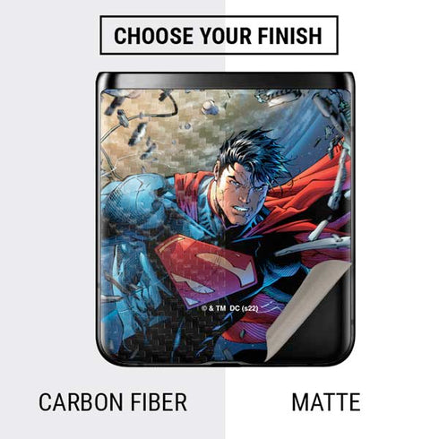 DC Comics Superman Unchained #1 Original Cover Galaxy Z Flip Skin