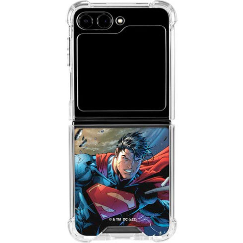 DC Comics Superman Unchained #1 Original Cover Galaxy Z Flip5 5G Clear Case