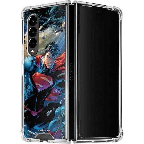 DC Comics Superman Unchained #1 Original Cover Galaxy Z Fold4 5G Clear Case