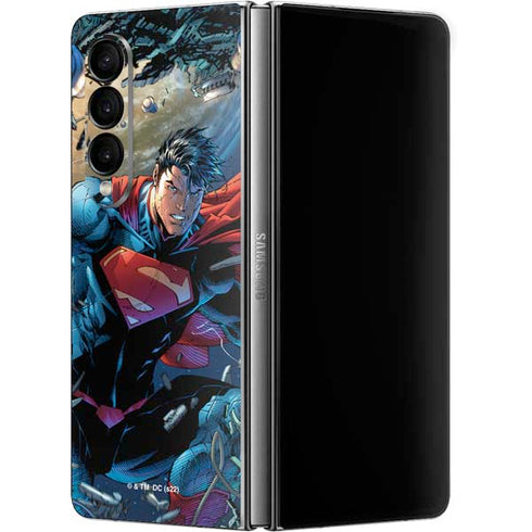 DC Comics Superman Unchained #1 Original Cover Galaxy Z Fold4 5G Skin