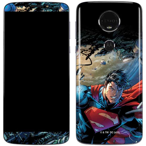 DC Comics Superman Unchained #1 Original Cover Moto E5 Plus Skin