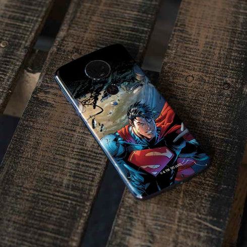 DC Comics Superman Unchained #1 Original Cover Moto E5 Plus Skin