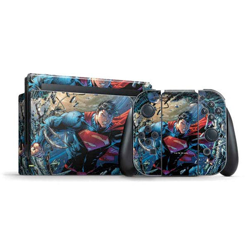 DC Comics Superman Unchained #1 Original Cover Nintendo Switch Bundle Skin