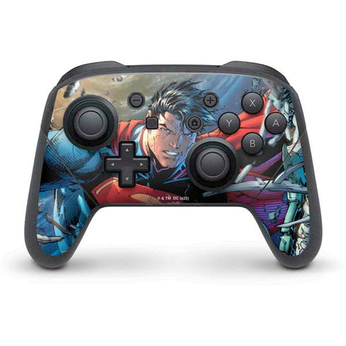DC Comics Superman Unchained #1 Original Cover Nintendo Switch Pro Controller Skin
