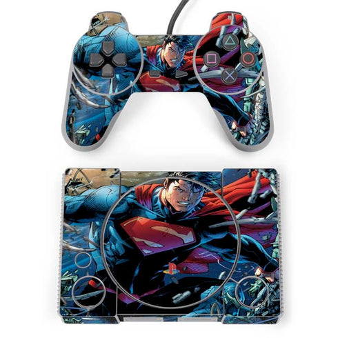 DC Comics Superman Unchained #1 Original Cover PlayStation Classic Bundle Skin