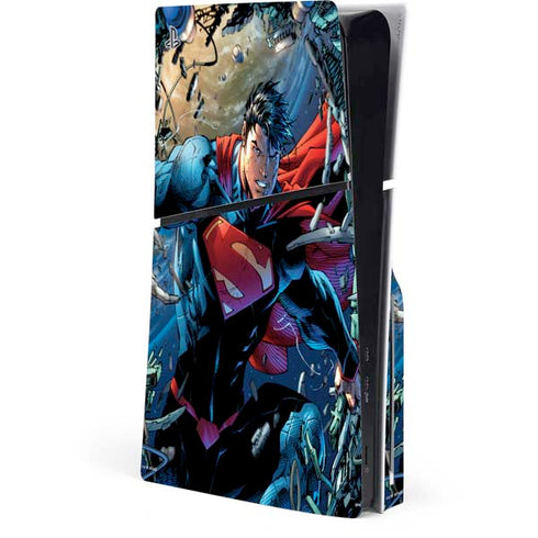 DC Comics Superman Unchained #1 Original Cover PS5 Slim Disk Console Skin