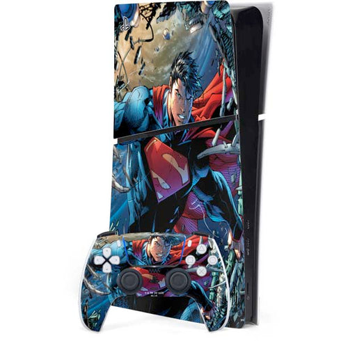 DC Comics Superman Unchained #1 Original Cover PS5 Slim Digital Edition Console Skin