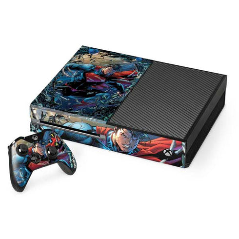 DC Comics Superman Unchained #1 Original Cover Xbox One Console and Controller Bundle Skin