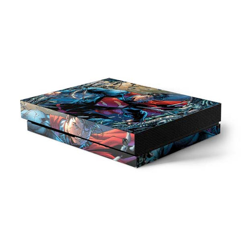 DC Comics Superman Unchained #1 Original Cover Xbox One X Console Skin